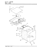 EXTERIOR (ORIG. - REV. D) Diagram and Parts List for A1408  Hoover Washer