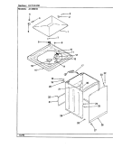 Part Location Diagram of WP43-0057 Whirlpool Lid Switch Actuator - Black