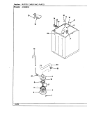 WATER CARRYING (REV. G - J) Diagram and Parts List for A1408010  Hoover Washer