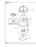 TUB (REV. E) Diagram and Parts List for A1410  Hoover Washer