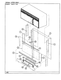 BODY - UPPER Diagram and Parts List for 22MA-7KLXV8  Magic Chef Microwave Oven Combo