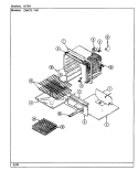 OVEN Diagram and Parts List for 22MA-7KLXV8  Magic Chef Microwave Oven Combo