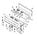 Part Location Diagram of 35-3192 Whirlpool *NLA*F*SWITCH 5 PUSHBUTTON