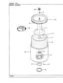 TUB (REV. G - L) Diagram and Parts List for HWA2006A  Hoover Washer