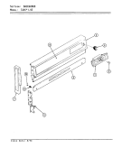 CONTROL PANEL Diagram and Parts List for 31HA-93KX-ON  Magic Chef Range