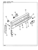 Part Location Diagram of 2601W338-71 Whirlpool PANEL, BACKGUARD (WHT)