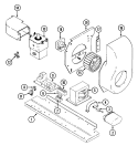 Part Location Diagram of 74001039 Whirlpool BRACKET- C
