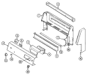 CONTROL PANEL Diagram and Parts List for 3962VVA  Magic Chef Microwave Oven Combo