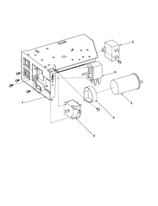 Control Assembly Diagram and Parts List for AAC081SRA-PAAC081SR  Amana Air Conditioner
