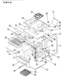 BODY Diagram and Parts List for 31JA-2KX-DD  Magic Chef Range