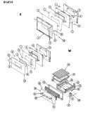 Part Location Diagram of 2403F014-74 Whirlpool NLAPANEL BROILER DR ALM