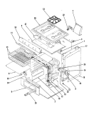 BODY Diagram and Parts List for 31GK-3KLW  Magic Chef Range
