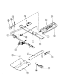 CONTROL SYSTEM Diagram and Parts List for 31GK-3KLW  Magic Chef Range