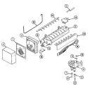 ICE MAKER Diagram and Parts List for RSW2200EAM  Maytag Refrigerator