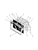 DOOR Diagram and Parts List for 34GN-3TKXW-ON  Magic Chef Range