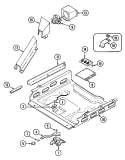 INTERNAL CONTROLS Diagram and Parts List for CFE9000ACB  Maytag Range