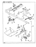 GAS CONTROLS Diagram and Parts List for 41EA-3GW  Magic Chef Range