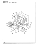 OVEN Diagram and Parts List for 41EA-3GKLW  Magic Chef Range