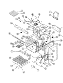 BODY Diagram and Parts List for 34HA-5TKVW  Magic Chef Range