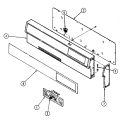 CONTROL PANEL Diagram and Parts List for 4131WRA  Magic Chef Range