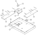 BODY Diagram and Parts List for CCR467B-C  Jenn-Air Cooktop