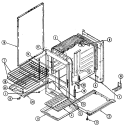 BODY / OVEN Diagram and Parts List for CNPA100AXL  Admiral Range