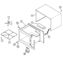 BASE Diagram and Parts List for CR153K  Crosley Microwave