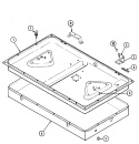 BODY Diagram and Parts List for 8320PW  Magic Chef Cooktop