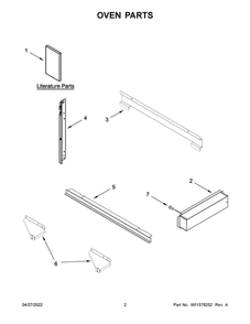 Oven Parts Diagram and Parts List for JMC2430IL15  Maytag Microwave
