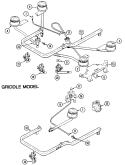 Part Location Diagram of 74001432 Whirlpool BURNER PILOT (GRIDDLE)