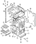 BODY Diagram and Parts List for CG3110PRV  Crosley Range