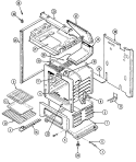 Part Location Diagram of 4022W006-51 Whirlpool EXTENSION, FLUE BOX