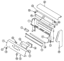 CONTROL PANEL Diagram and Parts List for CRE9500CCE  Maytag Range