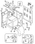 Part Location Diagram of 74001543 Whirlpool SWITCH, DOOR LATCH
