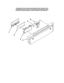 Control Panel Parts Diagram and Parts List for MDBH945AWQ1  Maytag Dishwasher