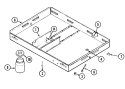 BURNER BOX ASSY. Diagram and Parts List for CVE4270B  Jenn-Air Cooktop