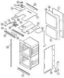 Part Location Diagram of 7002P157-60 Whirlpool INSULATION