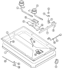 GAS CONTROLS / BODY Diagram and Parts List for CSG5010BAD  Maytag Cooktop