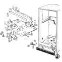 FRESH FOOD COMPARTMENT Diagram and Parts List for RB19KA-2AD BL52A Admiral Refrigerator