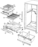 Part Location Diagram of 69542-3 Whirlpool NLASLIDE, CONTROL
