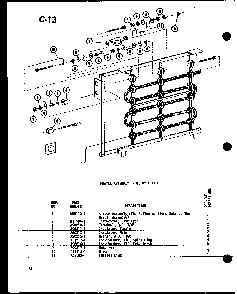 Section 18 Diagram and Parts List for 212-2JM P54655-65R Amana Air Conditioner