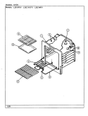 OVEN Diagram and Parts List for L3527XRB  Norge Range