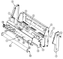 CONTROL PANEL Diagram and Parts List for L3527XRB  Norge Range