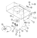 Part Location Diagram of 8190873 Whirlpool Fan Blade