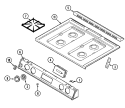 Part Location Diagram of 2001W089-81 Whirlpool USE WPL 74001558