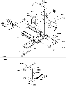 Machine Compartment Diagram and Parts List for SBD20S4L-P1190007WL  Amana Refrigerator