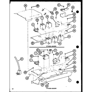 Diagram 1 Diagram and Parts List for PTH15300B P9913620R Amana Air Conditioner