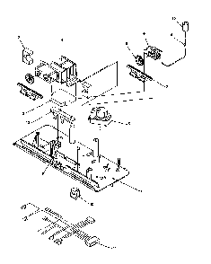Control Assembly Diagram and Parts List for GTA18B2L-P1192602WL  Amana Refrigerator