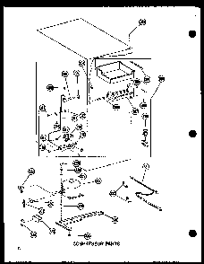 Compressor Parts Diagram and Parts List for BC20WC-P6023515WC  Amana Refrigerator