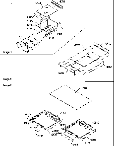Shelving Assemblies Diagram and Parts List for TC18VW-P1315704WW  Amana Refrigerator